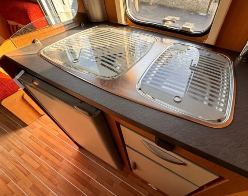 Autocaravana vista trasera